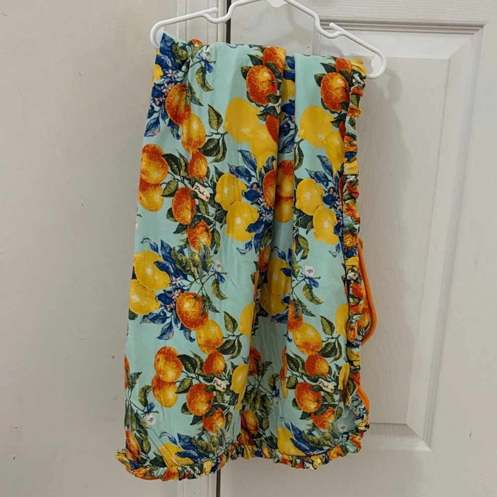 Posh Peanut Bamboo Hooded Towel - Lemons